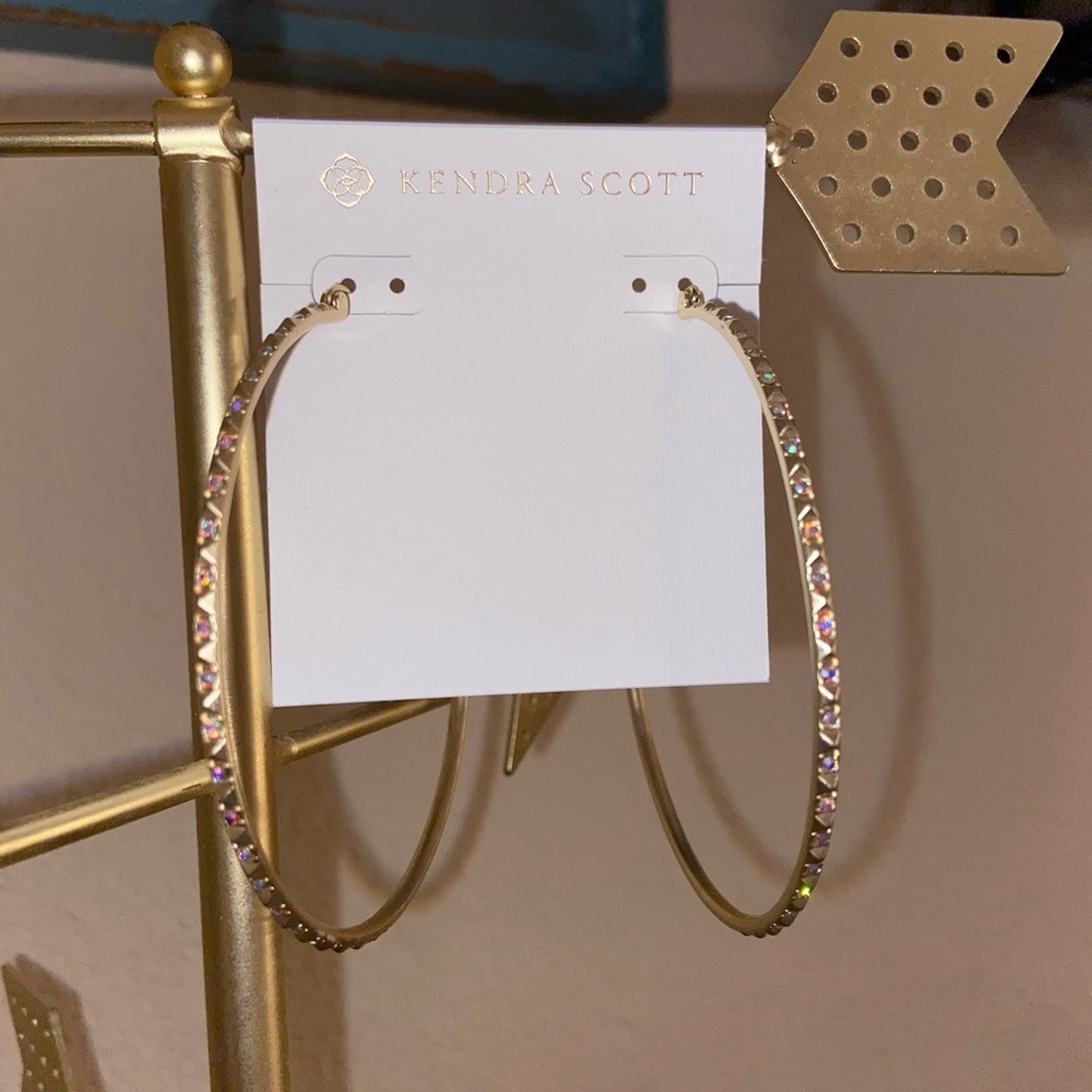 Kendra Scott Val gold hoop earrings